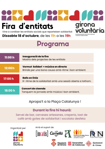 Cartell Fira d'Entitats 2025 