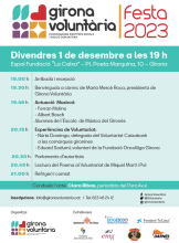 Programa de la Festa Girona Voluntària 2023